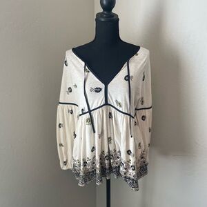 BNWT Lucky Brand Floral Top